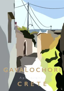Artwork poster of Gavalochori and Bleverde by Danny Touw