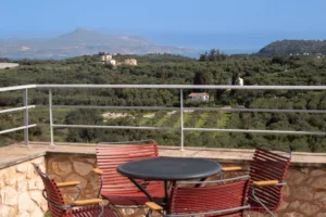 Bleverde Luxury Villas Crete - Villa Elia Gavalochori - top terrace view