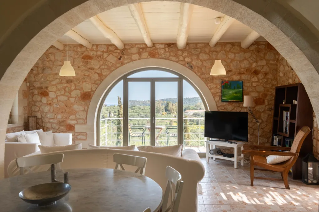 Bleverde Luxury Villas Crete - Villa Elia Gavalochori - living room