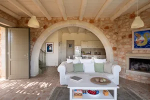 Bleverde Luxury Villas Crete - Villa Elia Gavalochori - stone arch